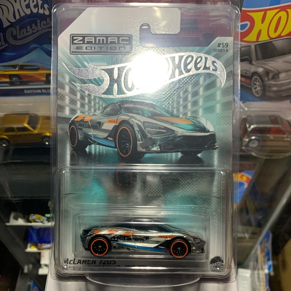 Hot Wheels ZAMAC Edition McLaren 720S Die-Cast Car